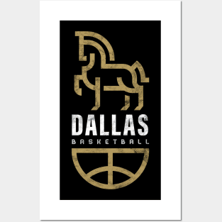 Cool Modern Dallas Mavericks Basketball fan gift Posters and Art